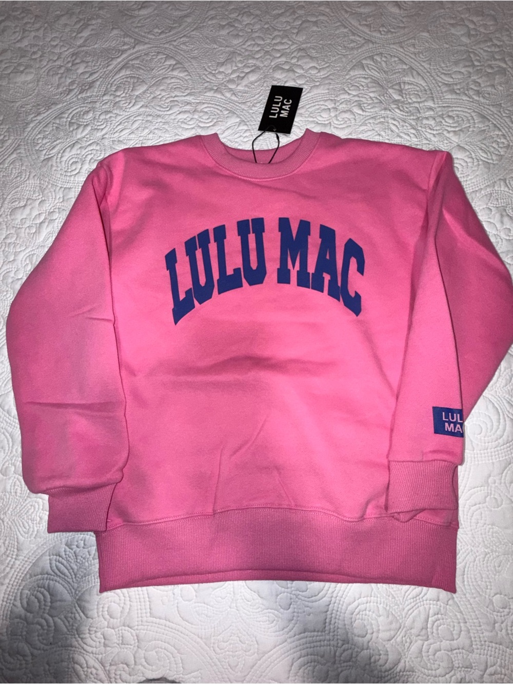 Lulu Mac girls size YL sweatshirt nwt 
Have 4 of these